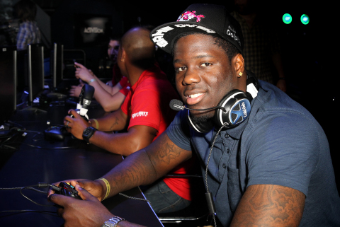 Anthony Bennett of the Cleveland Cavaliers goes hands-on for the first time ever with Call of Duty: Ghosts at the game's Global Multiplayer Reveal Event in Los Angeles, CA. (Photo: Business Wire)