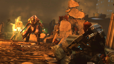 XCOM: Enemy Within takes the incredible experience from XCOM: Enemy Unknown and adds an array of new abilities, upgrades, and weapons to combat new enemy threats like the Mechtoid, pictured here. (Photo: Business Wire) 