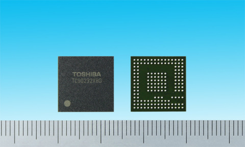 Toshiba's "TC90232XBG", a high quality image processing IC for LCD TVs (Photo: Business Wire)