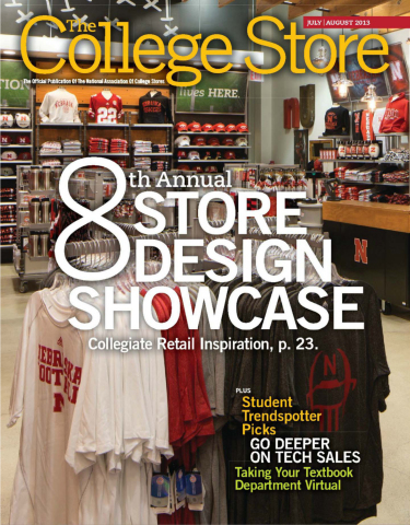 The College Store Magazine features work by College Store Design on its cover for the second consecutive year. (Photo: Business Wire)