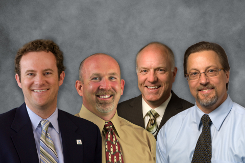 New SEH company Principals from left: Jim Hall, Brian Kent, Miles Jensen, and Dan Zienty. (Photo: Business Wire)