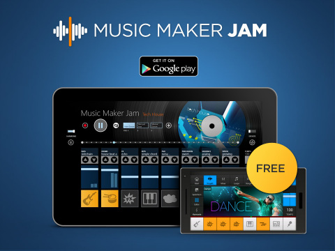 Maintenant aussi pour Android: Music Maker Jam de MAGIX (Photo: Business Wire) 
