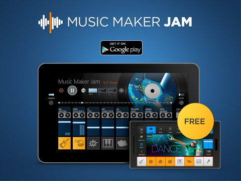 Y ahora también para Android: Music Maker Jam de MAGIX (Photo: Business Wire)