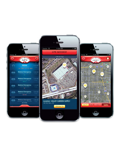 PulsePoint CPR/AED smartphone app (Photo: Business Wire)
