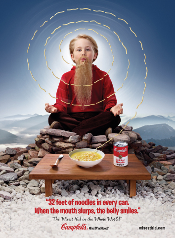 Campbell Soup Company (NYSE:CPB) today announced that it has "discovered" The Wisest Kid in the Whol ... 
