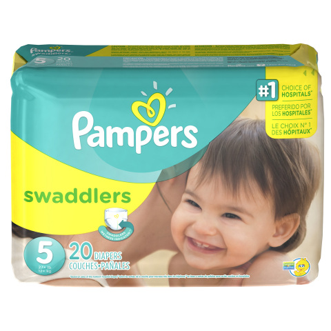 Pampers Swaddlers, Pampers' softest diaper and the #1 choice of hospitals, is now available through size 5. (Photo: Business Wire)