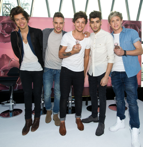 One Direction music takes over Macy's stores nationwide on September 18, in celebration of "Our Moment" now available at Macy's stores and on macys.com (Photo: Business Wire)