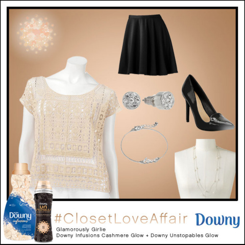 Visit Downy.com/Pinterest to enter the #ClosetLoveAffair sweepstakes (Photo: Business Wire)