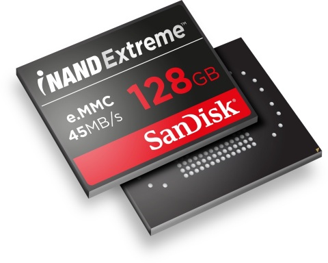 SanDisk iNAND Extreme embedded flash drive. (Photo: Business Wire)