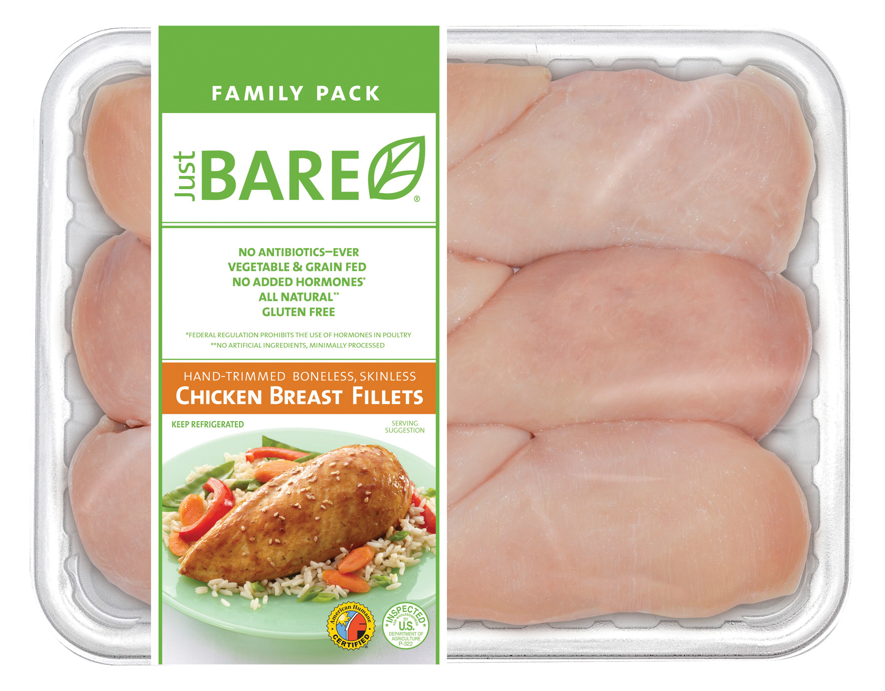 Just BARE® Adds More Variety & Larger Sizes to Its Fresh Chicken