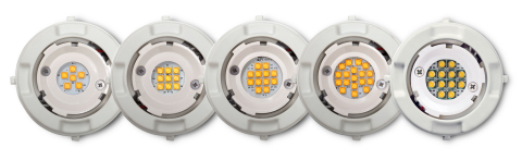 GE's family of Infusion LED Modules features a range of optic designs with a twist-lock interface for easy, tool-free attachment that delivers precise, smooth beam control for optimal performance. (Photo: General Electric)