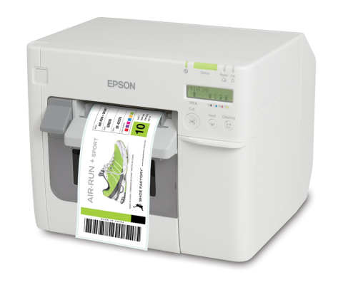 Epson ColorWorks C3500 Inkjet Label Printer (Photo: Business Wire)