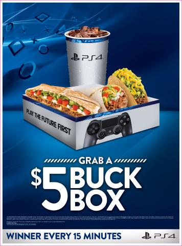 Sony Computer Entertainment America and Taco Bell(R) Offer Fans the Chance to Win a PlayStation(R)4 before Nov. 15 Launch (Photo: Business Wire)