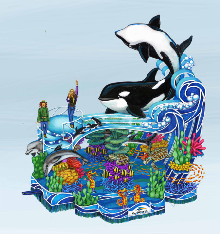 A Sea of Surprises await spectators this Thanksgiving as SeaWorld debuts new float in the 87th Annual Macy's Thanksgiving Day Parade (Graphic: Business Wire)