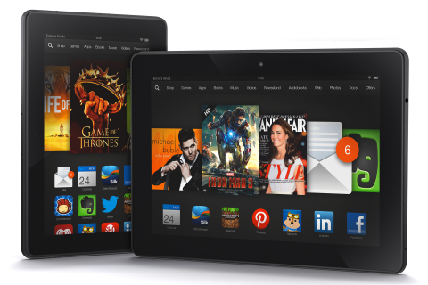 Kindle Fire HDX Family (Photo: Business Wire)