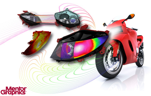 Mentor Graphics FloEFD product provides a unique boundary layer treatment and, when combined with robust meshing capable of capturing highly complex geometries automatically, it enables engineers to accurately predict complex thermo-optic behavior. (Graphic: Business Wire)