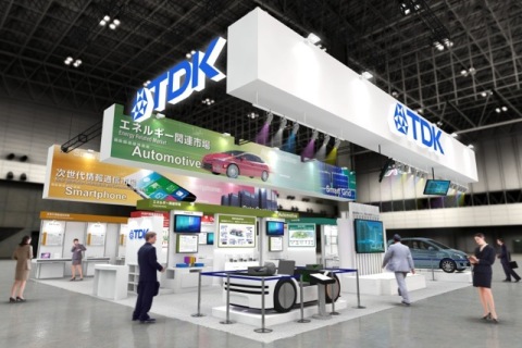 Image of TDK booth. (Photo: Business Wire)