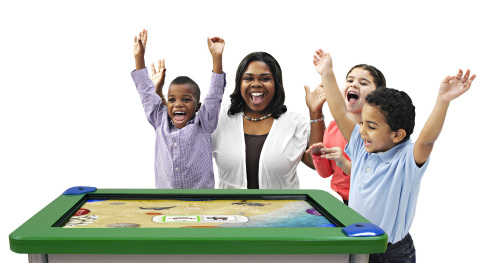 The WePlaySmart(R) by Hatch multi-touch learning table for preschool was selected by ComputED Gazette to receive the 18th Annual Education Software (EDDIE) Award in the early learning category. (Photo: Business Wire)