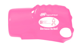 The Ingersoll Rand pink protective tool boot comes with purchase of qualifying Impactool kits, 231HA-BCA, 231HA-2-BCA, 231C-BCA. (Graphic: Business Wire)