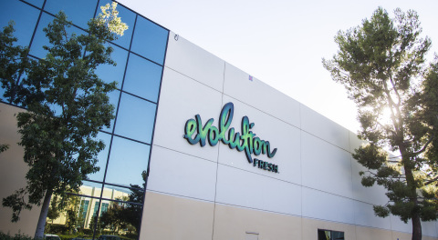 The new state-of-the-art Evolution Fresh juicery in Rancho Cucamonga, Calif. The juicery will employ 190 people and quadruple the brand's production of cold-pressed, never-heated juices. (Photo: Business Wire)