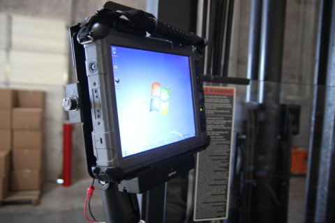 Xplore and blank-it integrated tablet solution for warehousing environments. (Photo: Business Wire)