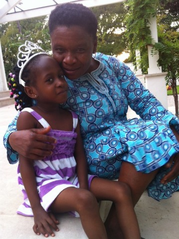 Five-year-old Confidence and her mother Mary from Benin City, Nigeria. (Photo: Business Wire)