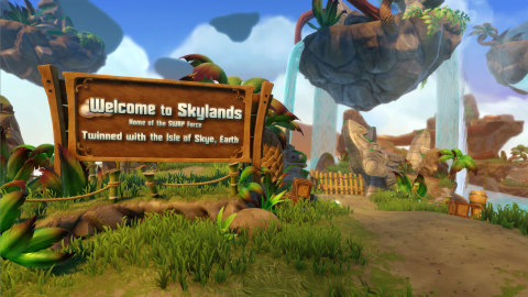 Isle of Skye ‘virtually’ twins with Skylands from Skylanders SWAP Force (Graphic: Business Wire)