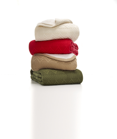 Martha Stewart Collection Sweater Knit Throw, $120, available at select Macy's (Photo: Business Wire)