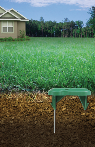 Toro's award-winning Precision Soil Sensor helps homeowners maximize irrigation efficiency (Photo: The Toro Company).