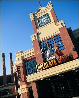 More than 150 million guests have visited a Hershey's® Chocolate World® Attraction since 1973, and the flagship location in Hershey, Pa., hosts more than any other brand experience in the world. (Photo: Business Wire)