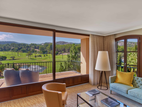 A view from the Hole-in-One suite at Sheraton Mallorca Arabella Golf Hotel (Photo: Business Wire)
