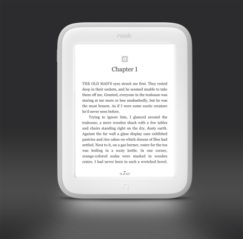 Barnes & Noble introduces the new NOOK GlowLight(TM). (Photo: Business Wire)