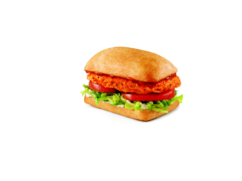 SONIC's new Island FireTM Spicy Chicken Sandwich features a 100 percent all-white meat crispy chicken breast filet seasoned with a spicy cayenne pepper blend, crisp lettuce, hand sliced tomato, mayo and a sweet and spicy habanero sauce atop a toasted ciabatta bun. (Photo: Business Wire)