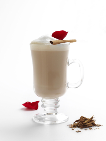 Decadent milk-based teas like this Cinnamon Rose Latte available exclusively at www.gotmilk.com (Photo: Business Wire)