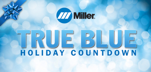Miller Electric Mfg. Co. has announced the True Blue Holiday Countdown, featuring nine weeks of special offers in the Miller Online Store beginning Nov. 4. (Graphic: Business Wire)
