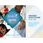 Kindred Healthcare Investor Update on Strategic Plan and Repositioning Initiatives