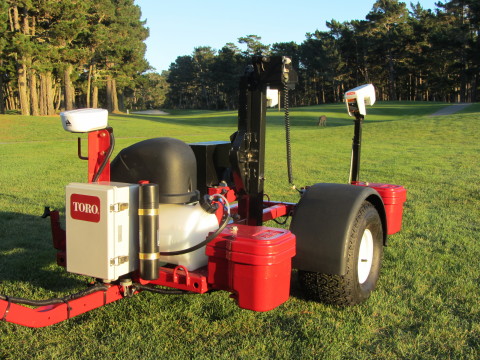 Toro's PrecisionSense site assessment solution helps measure soil moisture, salinity, compaction and other site attributes (Photo: The Toro Company)