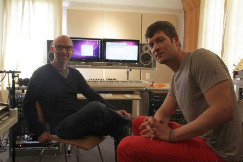 ACTING DISRUPTIVE host Max Lugavere with Moby at mobygratis. (Photo: Business Wire)
