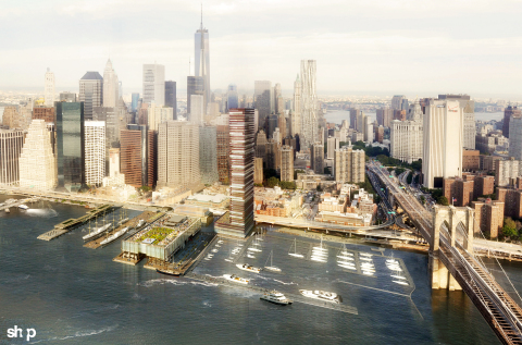 Seaport Mixed-Use Aerial Rendering (Photo: Business Wire)