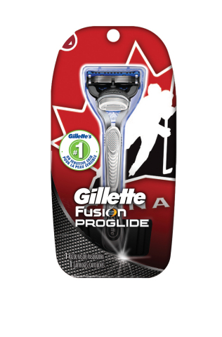 To commemorate the Sochi 2014 Olympic Winter Games, Gillette Canada is introducing specially marked Gillette Fusion ProGlide SilverTouch packaging. (Photo: Business Wire)