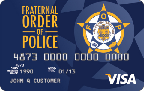 Fraternal Order of Police (FOP) and Commerce Bank have come together to offer FOP members a Visa(R) rewards credit card. (Graphic: Business Wire)

