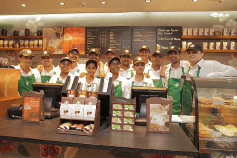 Starbucks Partners Open Flagship Store in the Garden City of Bangalore, India. (Photo: Business Wire)