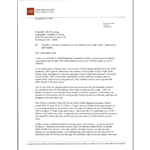 AHF Letter to Ahn Ho-young, Ambassador of the Republic of Korea, asking Korea to contribute its fair share to the Global Fund to Fight AIDS, TB & Malaria