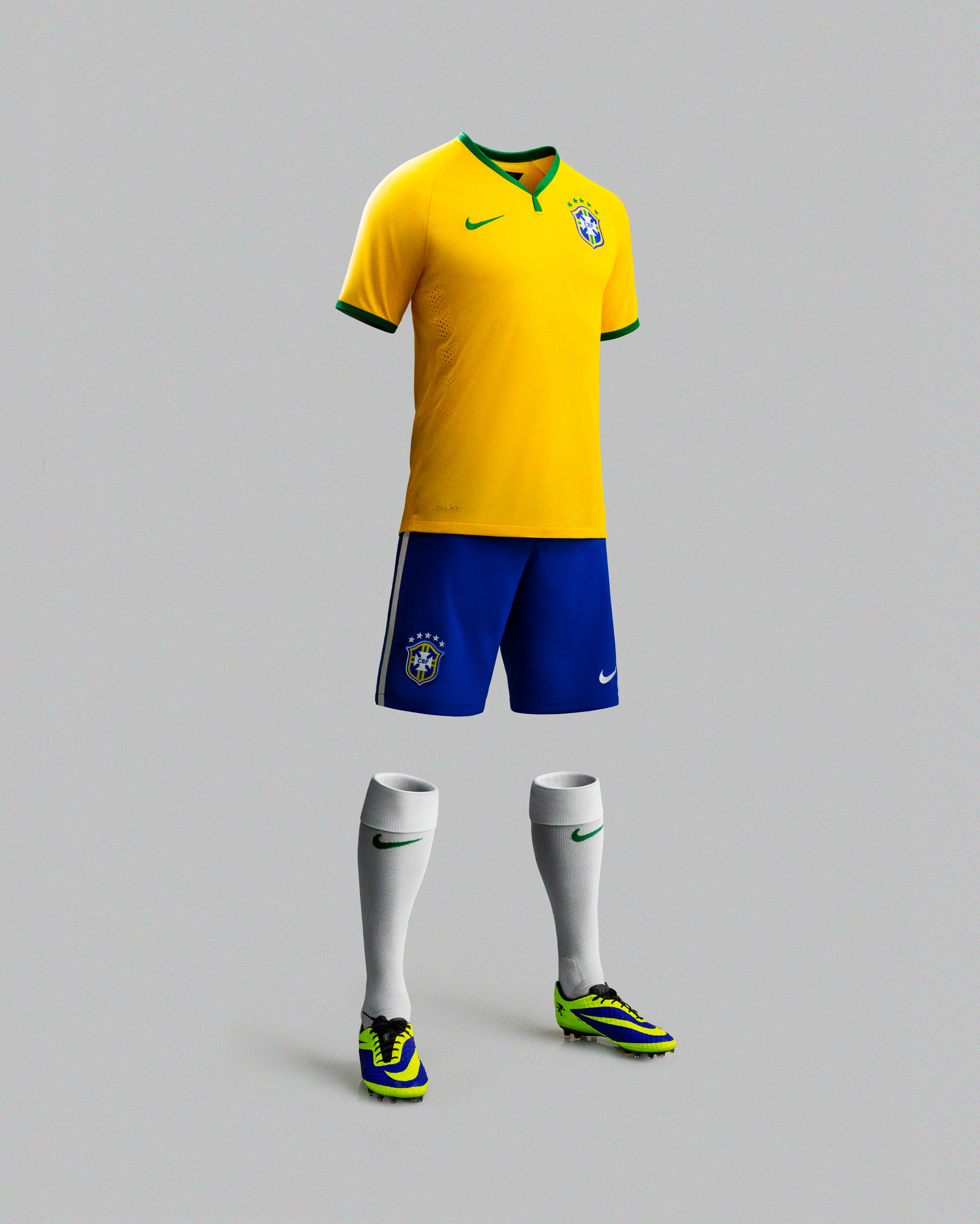 Kaufe Trikot (Vor dem Spiel) Brasilien 2014-15 Nike