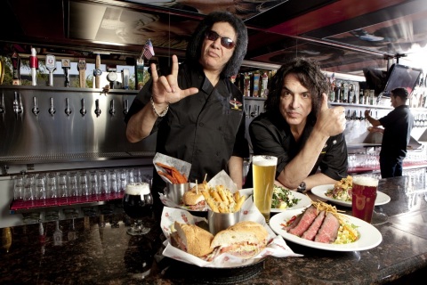 Co-founding partners of Rock & Brews Gene Simmons and Paul Stanley (Photo: Business Wire)