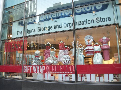 The Container Store's full dress display in the Lexington Avenue store in Manhattan. (Photo: Business Wire