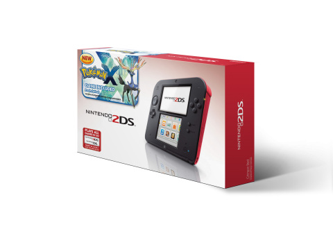 Target will offer an exclusive bundle that includes the Pokémon X game pre-installed on a red Nintendo 2DS system at a suggested retail price of $149.99. (Photo: Business Wire)