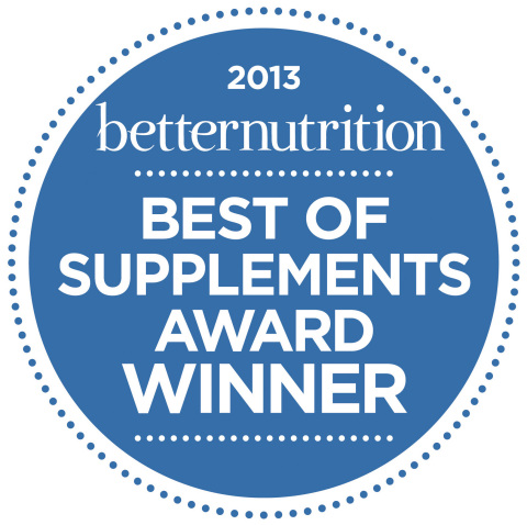 Hero Nutritionals Award from Better Nutrition Magazine (Photo: Business Wire)