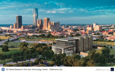 Rendering of GE's new Oil & Gas Technology Center in Oklahoma City. (Graphic: Business Wire)