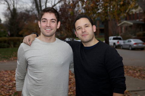 Millionaire Challenge student Tim Grittani with Profit.ly "guru" and Veteran Trader Timothy Sykes (Photo: Business Wire)